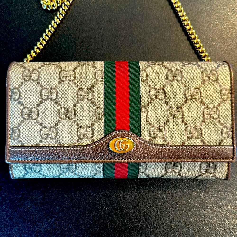 Ophidia GG Chain Wallet